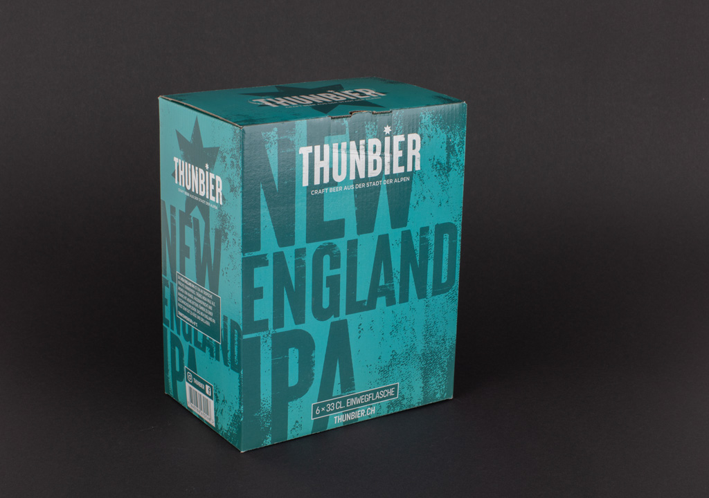 Simon Baumann Grafik Verpackungsdesign Packaging Thunbier Craft Beer Thun