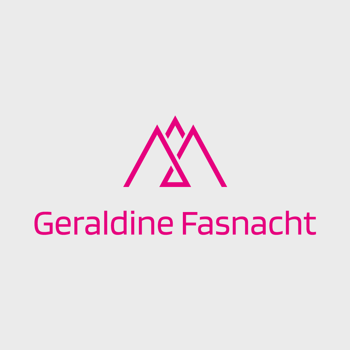 Simon Baumann Design Logo Geraldine Fasnacht Schweiz