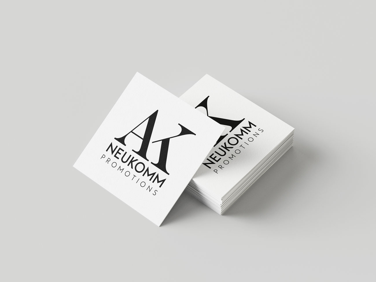 Simon Baumann Design Logo Visitenkarten AK Nuekomm Matten