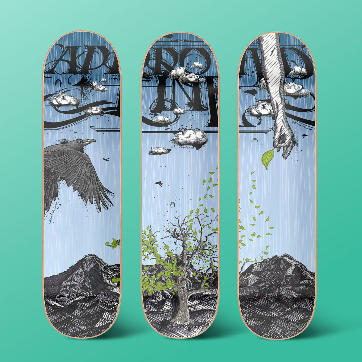 Simon_Baumann_Grafik_Logo_Illustration_Verpackung_Branding_Interlaken_Thun_Bern_Approved_Line_Skateboards