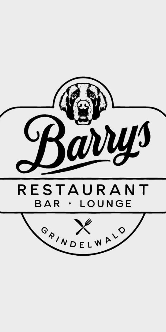 Simon Baumann Design Logodesign Restaurant Barrys Grindelwald