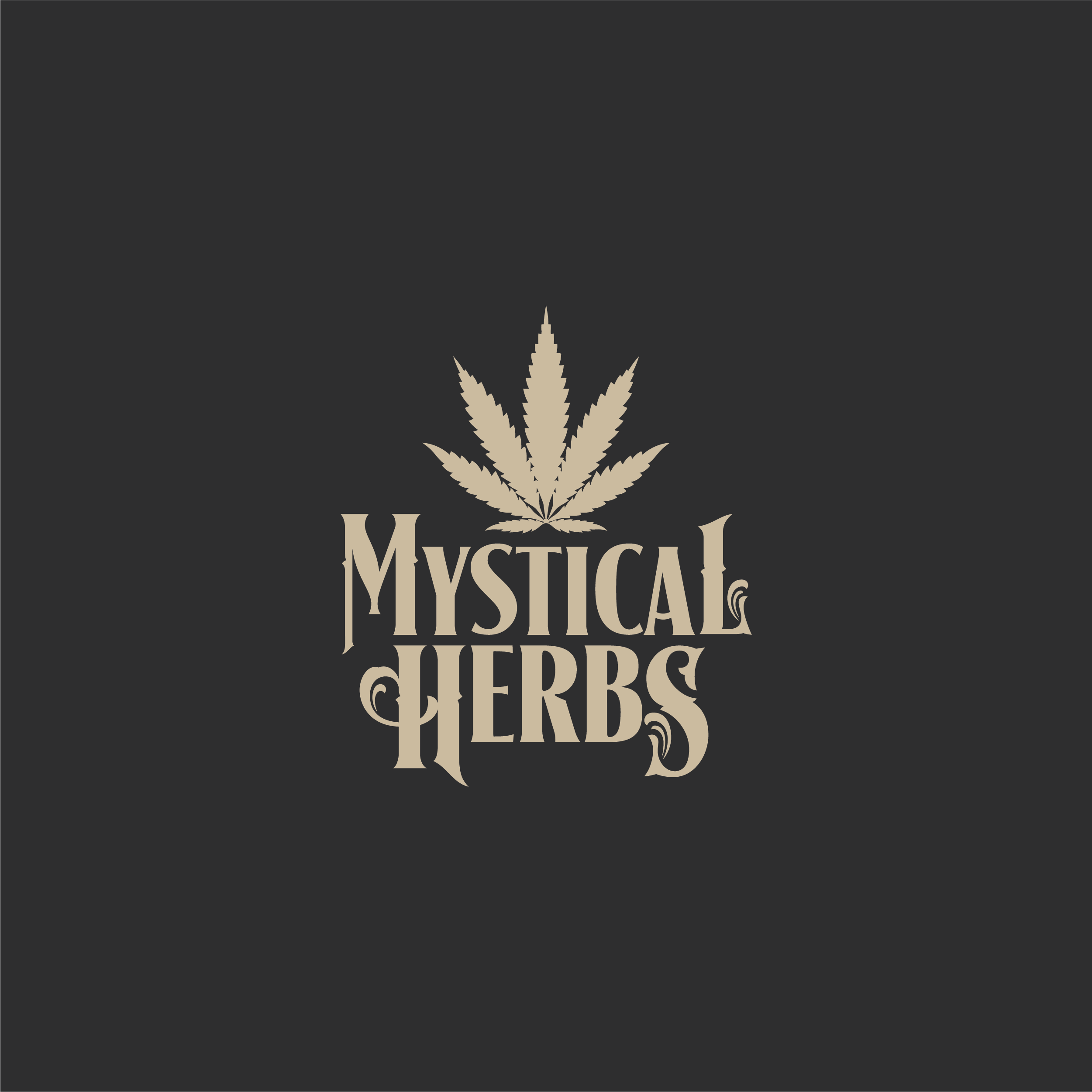 Simon Baumann Grafik Logo Gestaltung Design Mystical Herbs Premium CBD Kerzers Biel