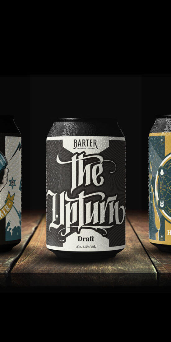 Simon Baumann Grafiker Interlaken Brand Design für Barter Craft Beer